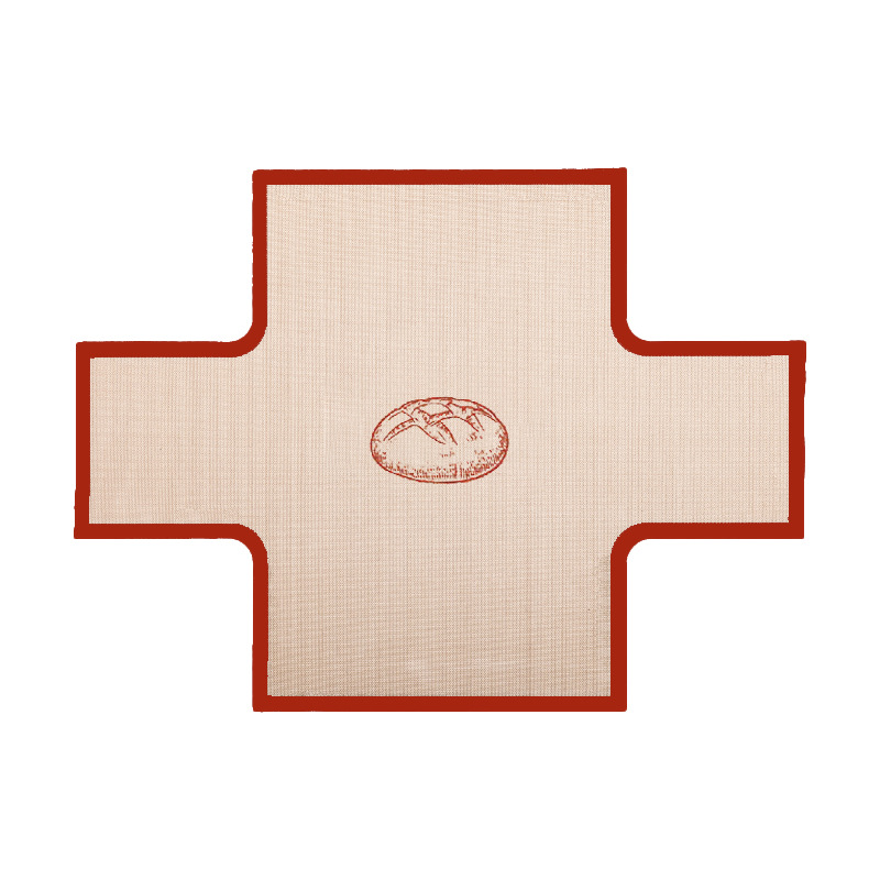 Cross-Border Silicone Baking Mat Cross-Shaped Bread Pan Liner Silicone Baking Mat Food Grade Non-Stick Bread Transfer Baking Mat