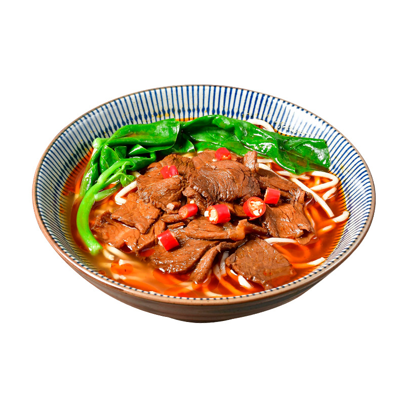 Grain Farmer Braised Beef Noodle Toppings 260g Noodle Braised Instant Dishes Package Frozen Premade Dishes Takeaway Dishes Package Wholesale