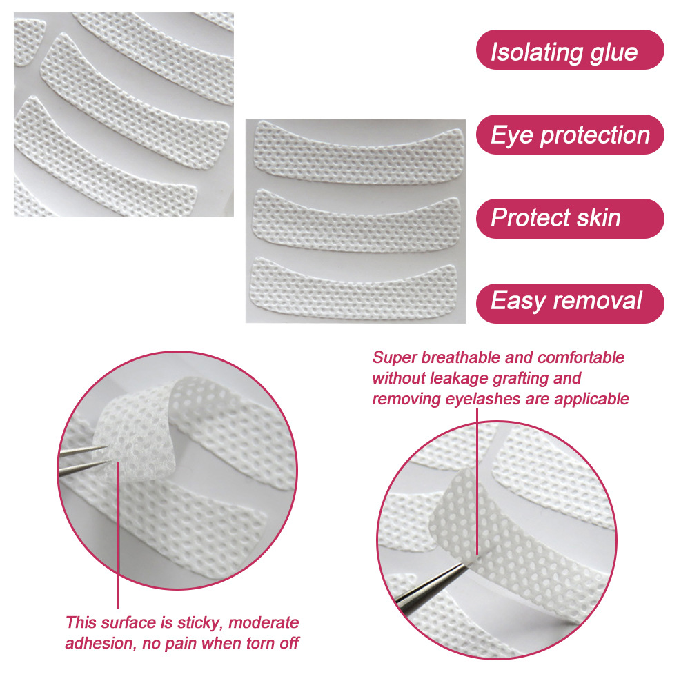 Grafted False Eyelashes Eye Patches, Eyelash Perm Isolation Pads, Bulk Bare Sheets, Starting from 100 Sheets