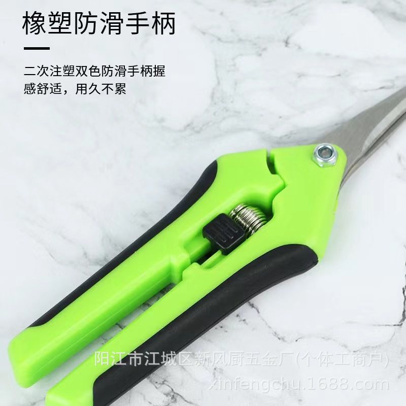 Stainless steel grape scissors fruit tree pruning scissors outdoor gardening tools garden floral scissors garden fruit picking scissors
