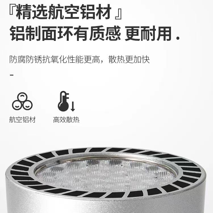 Par30 Spotlight Led Spotlight High Brightness Light Source 35W45W Wick Clothing Store Spotlight Guide Rail Track Par Light