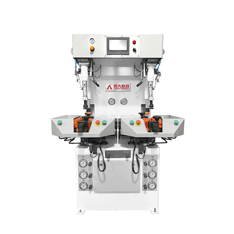 Shengda Technology Guangdong Fully Automatic Hydraulic System Intelligent Wall-Type Front and Rear Adjustable Dual-Station Bottoming Machine Manufacturer