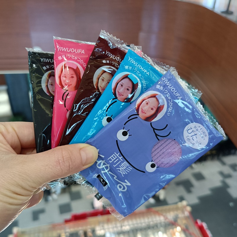 Новые цветные черные наклейки для челки, магические наклейки, корейский стиль, мелкие подарки