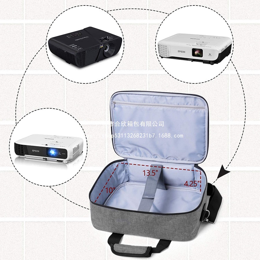 Cross mirror hot projector storage bag production mini projector bag portable projector portable storage bag