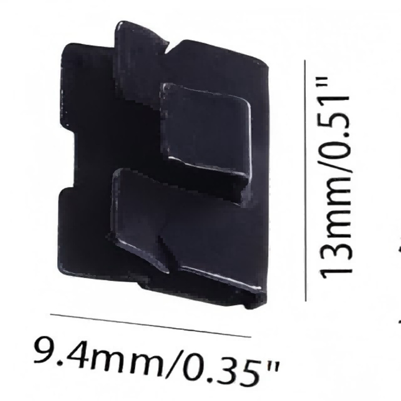 Универсальные штампованные крепежи для брызговиков, U-образная деталь из марганцевой стали, металлическое сиденье, фиксатор центральной панели управления