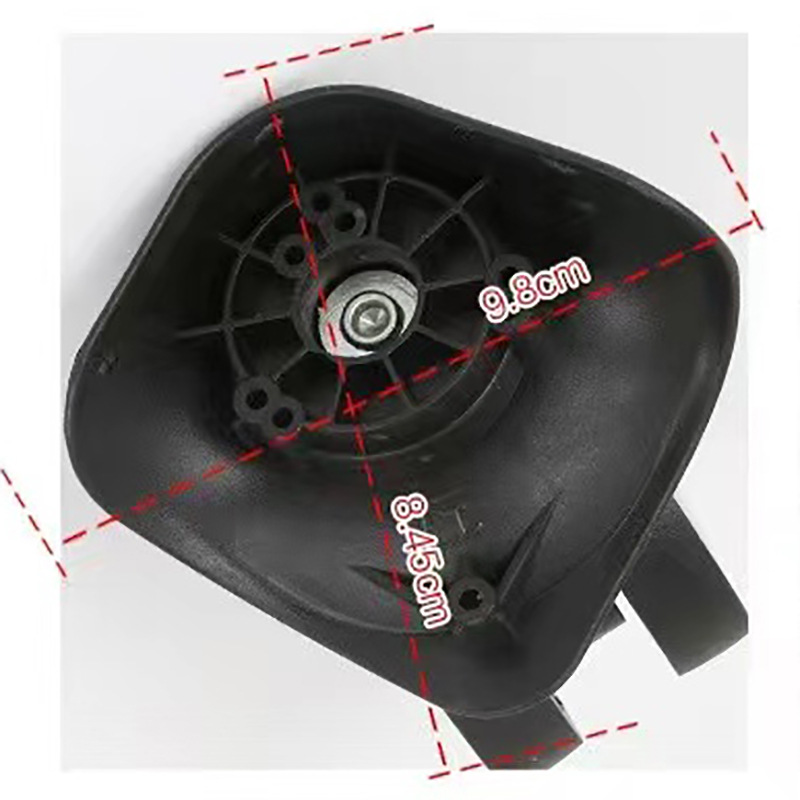 Supply luggage accessories trolley case 360 degrees universal wheel luggage base wheel wear-resistant