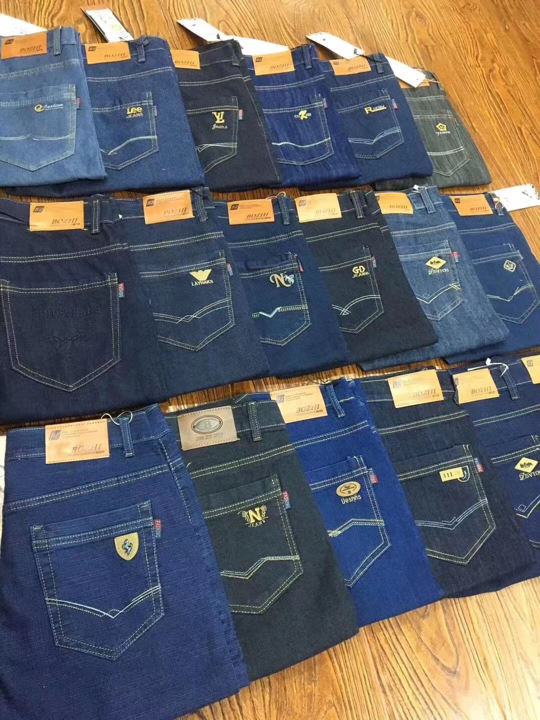 2025 Summer Business Loose Denim Shorts Men's Straight-Leg Construction Site Wear Slightly Defective Business Trousers Special for Work