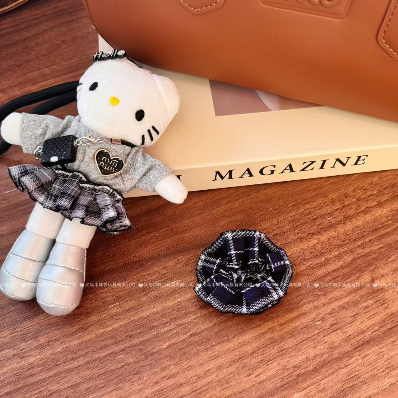 New Long-Legged Kt Plaid Princess Skirt Mini Skirt Doll DIY Accessories Toy Doll Doll Clothes