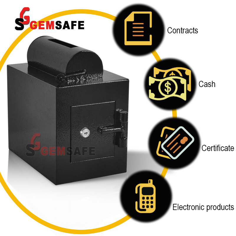 2025Gemsafe Factory Drum Small Steel Cash Caja Fuerte Rotor with Key Lock