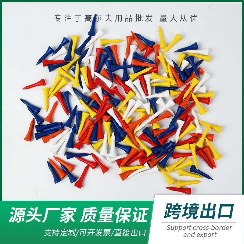 Гольф Ти Спайк Фабрика 35-42мм Цветной Гольф Спайк Печатные Гольф Аксессуары