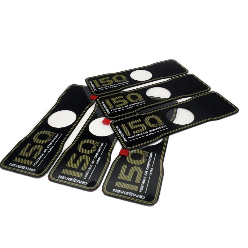 Customized Screen Printing Semi-Transparent Black Brown Pclogo Display Panel Smart Home Appliance Hidden Digital Display Acrylic