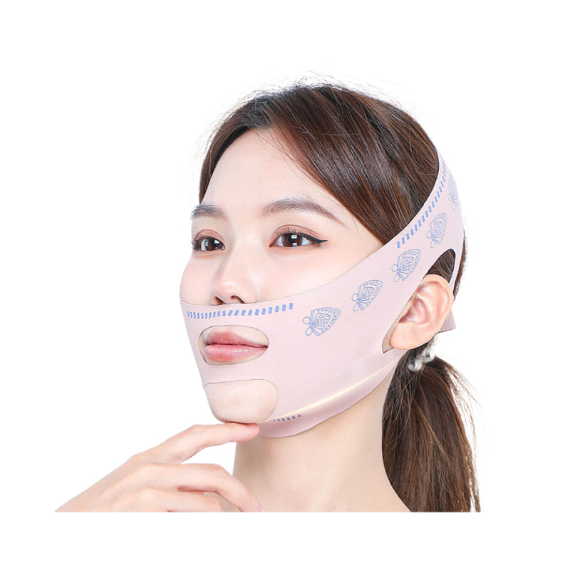 V-face lifting bandage plastic face carving firming face shaping improvement of French pattern double chin masseter muscle sleep mask
