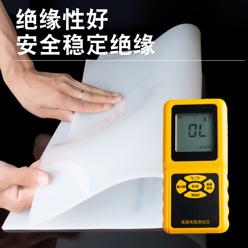 Wholesale Supply White Translucent Silicone Pad High Temperature Resistance High Elasticity Soft Flange Washer Roll Silicone Sheet