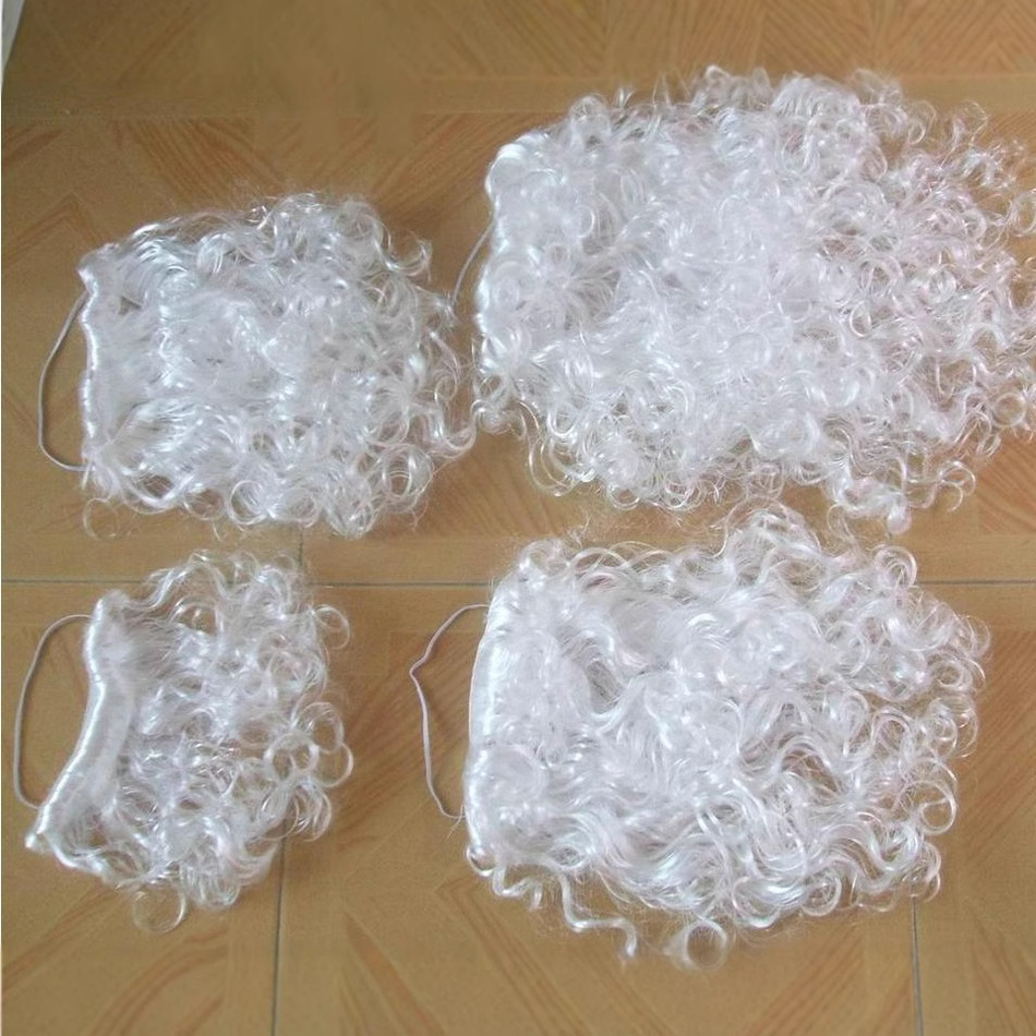 Beard White Christmas gift beard blue beard yellow gray beard Santa Claus wig beard