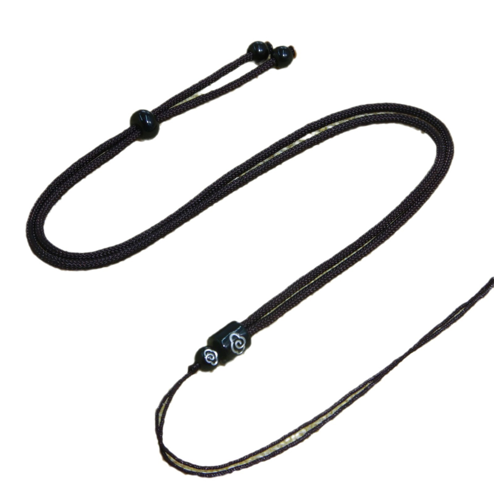 Cloud Pattern Necklace Cord Pendant Hanging Rope Round Cord Neck Rope Wear-Resistant Pendant Cord Jade Hetian Jade Pendant Rope