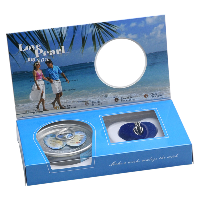 Cross-border open clam pearl necklace open blind box pop can clam pendant necklace gift box for girlfriend gift