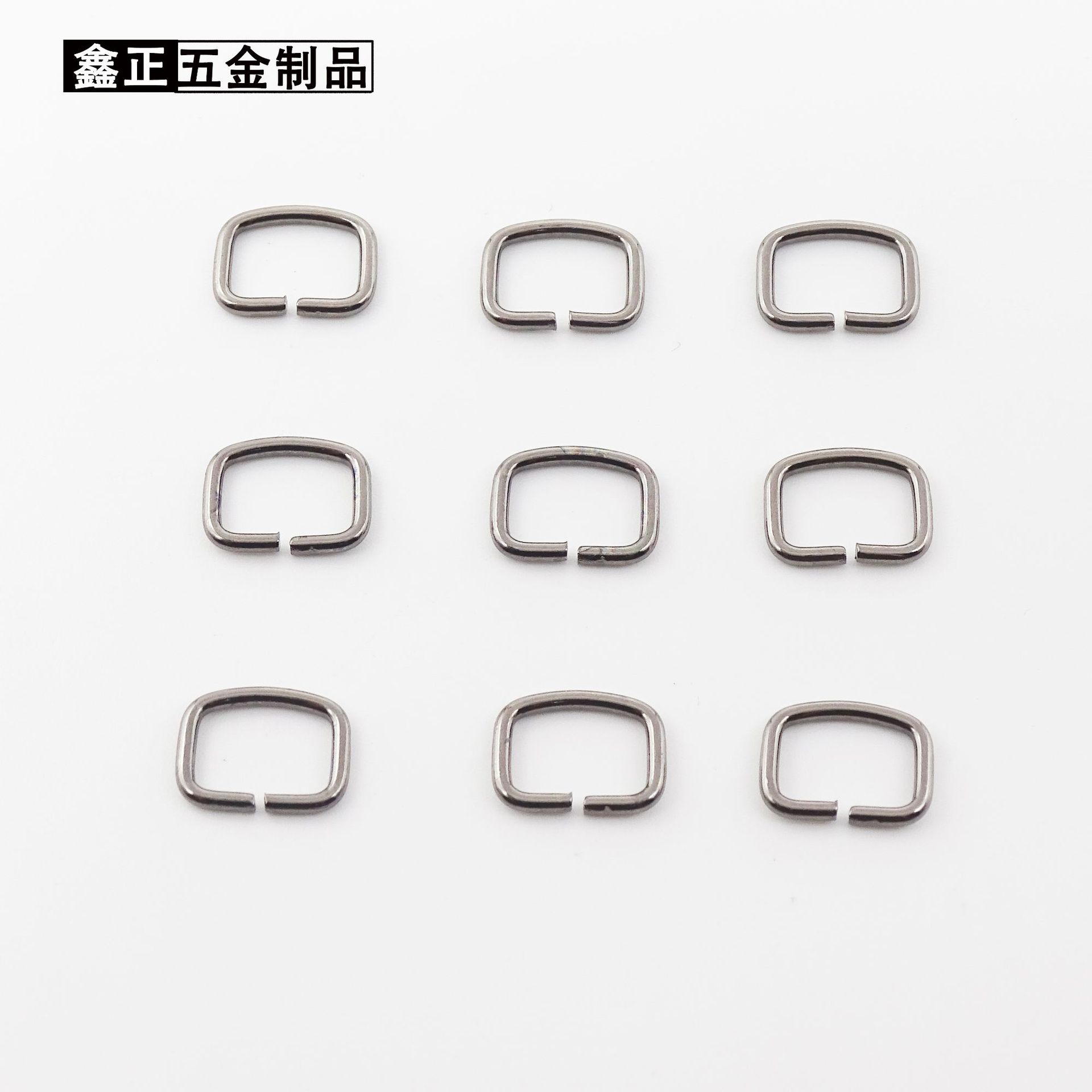 in stock Metal D Buckle Mobile Phone Lanyard Opening D-shaped Buckle Hardware Accessories DIY Keychain D-shaped Ring Buckle Luggage Accessories