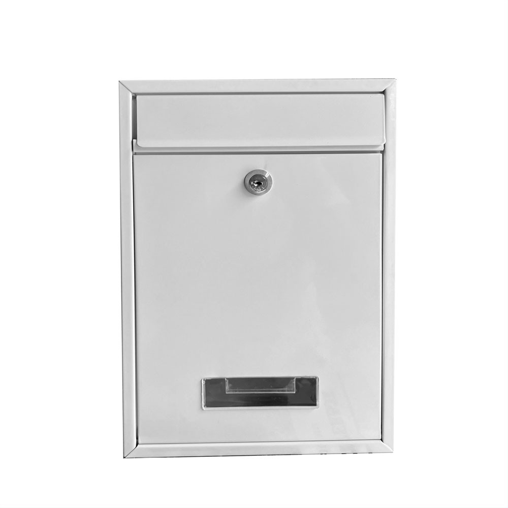 Mailbox Key Model Outdoor Rainproof Metal Iron Mailbox Wall-Mounted Mailbox with Lock Pastoral Style Creative Mailbox