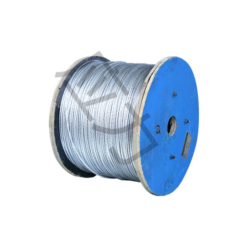 Hot-Dip Galvanized Steel Strand Hard Steel Wire Rope for Agricultural Kiwi Trellis Main Line Communication Power Diagonal Tension Line Load-Bearing Line Multi-Strand
