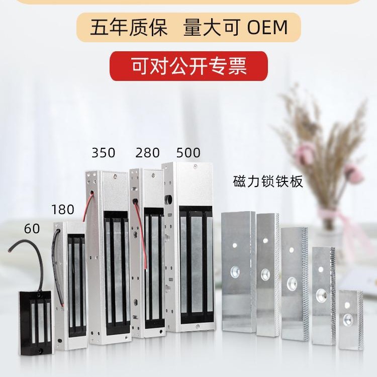 Контроль доступа комната 60кг 180 электромагнитный замок 280КГ магнитный замок 350 магнитный 500 водонепроницаемый одинарная двойная дверь электрический контроль