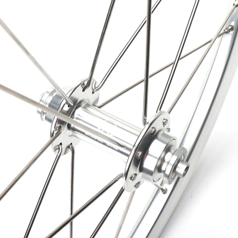 Bicycle Wheel Set Taiwan Low Resistance 16-Inch 349 Xiaobu 7-Speed V Brake 74-112mm Aluminum Alloy 4 Bearing Wheel Hub