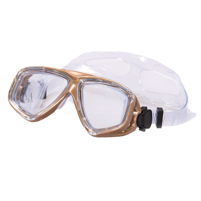 Children diving goggles snorkeling mask pvc material tempered glass lens swimming waterproof teenagers wholesale