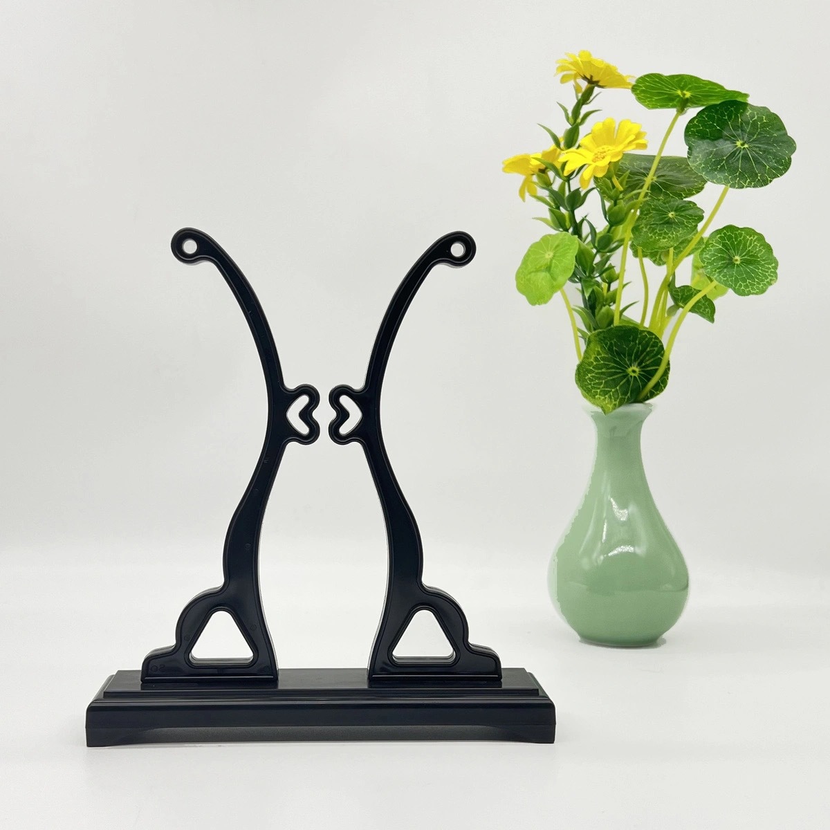 Fan accessories Chinese style round fan base Palace fan bracket adjustable removable fan bracket