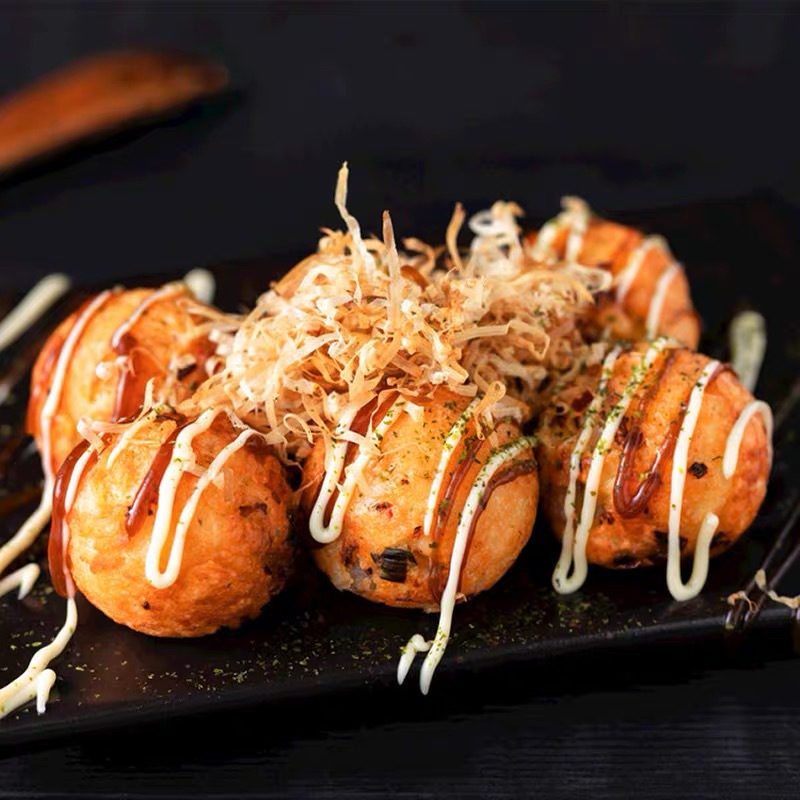 Postage nail a quick-frozen octopus balls 1kg/40 heated instant fried snacks Japanese octopus balls