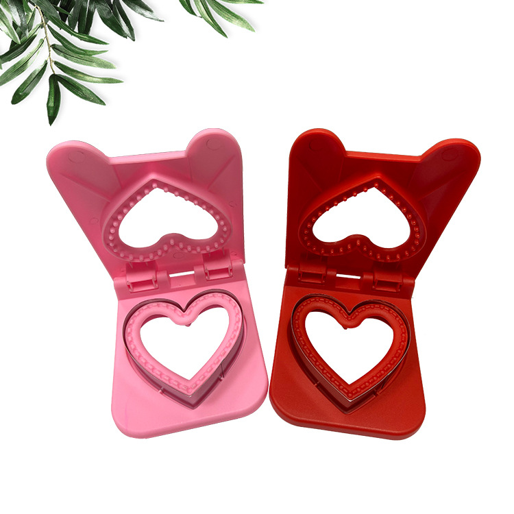 New stainless steel bread cutting sandwich cutting die Toast pocket bread tool embossed toast cutting baking