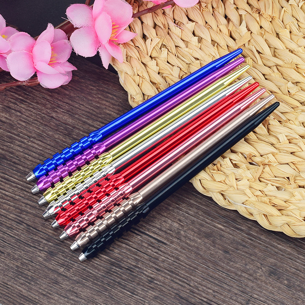 Single head God needle tattoo manual pen dart alloy tattoo embroidery pen Fishbone tattoo fog pen factory direct label