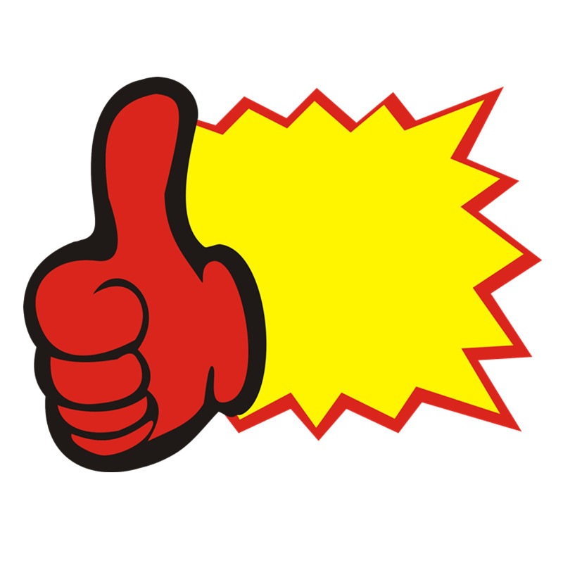 Large Explosion Label 18*21 Price Tag Explosion Sticker Price Tag Blank Poster Paper POP Price Tag Wholesale