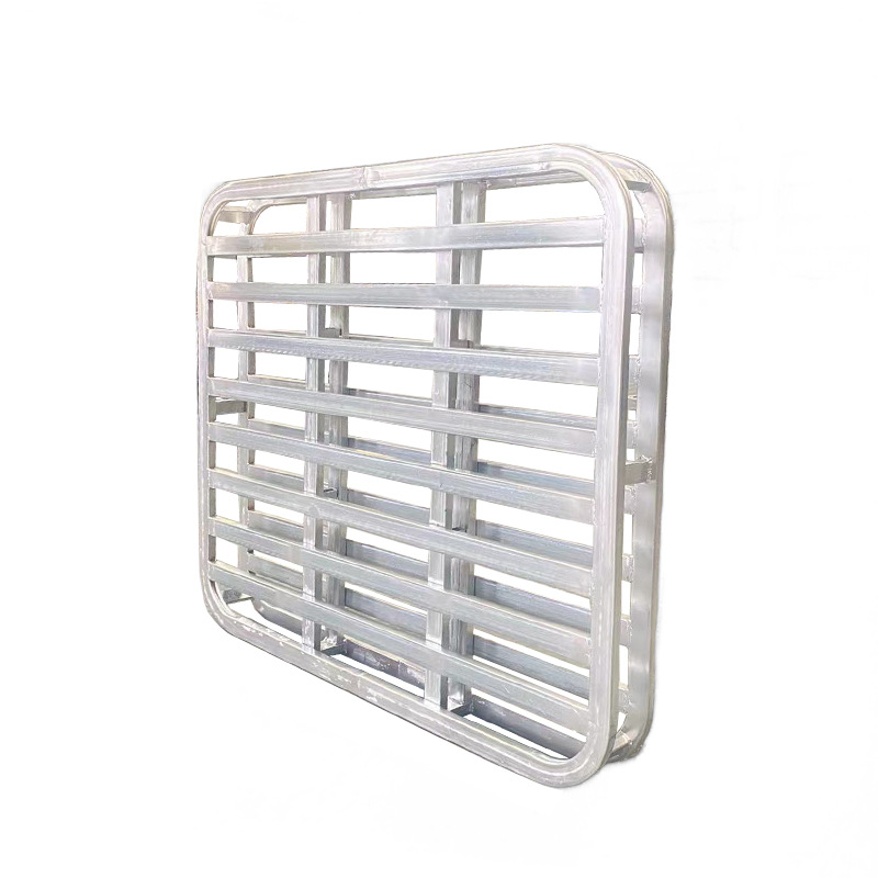 Forklift metal pallet four-sided forks galvanized fillet feed fertilizer particles moisture-proof heavy storage card