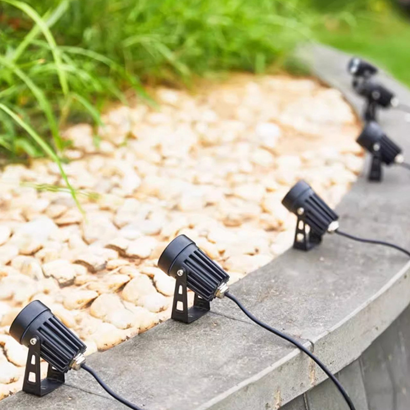 Floor spotlights outdoor tree lights floor plug-in lights waterproof garden lights solar light tree lights landscape lights plug-in lawn lights