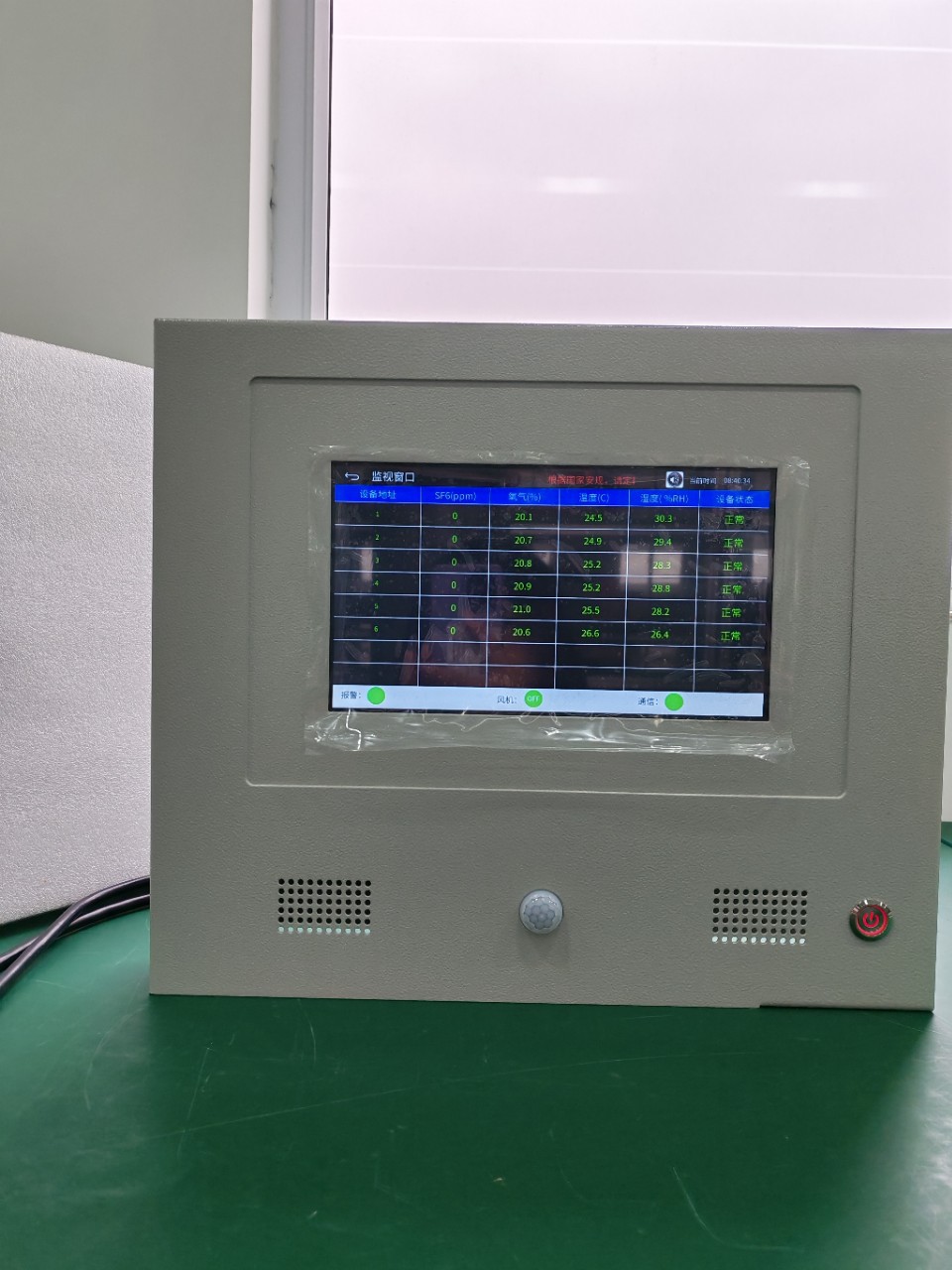 Sf6 Gas Leak Online Monitoring System in the Distribution Room Switch Room Sulfur Hexafluoride Gas Alarm System Sf6