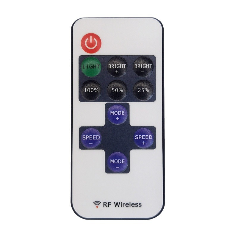 Cross-border RF433 wireless 2.4g infrared remote control with SD card RF 11 key light bar magic color controller manufacturer