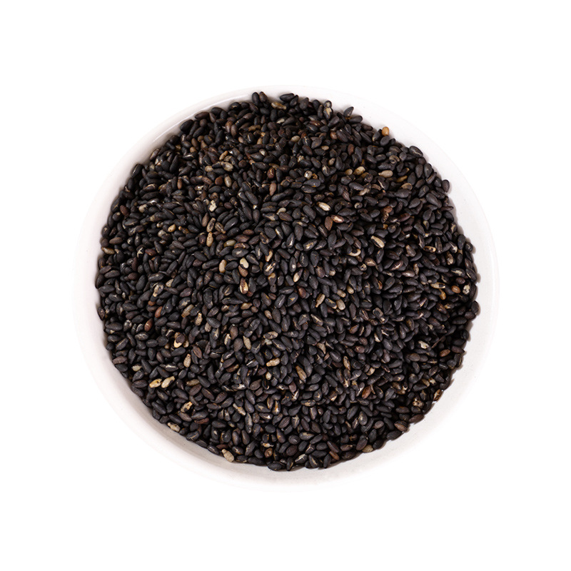 Factory in stock on behalf of the hair cooked black sesame 500 grams wholesale custom whole batch of bags in bulk fried fried black sesame