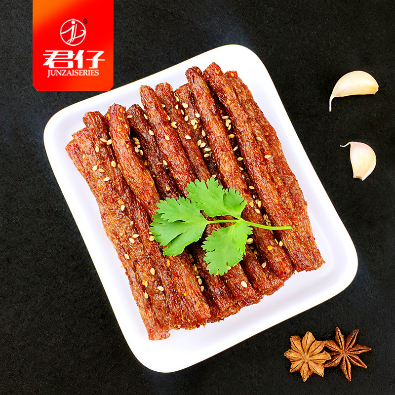 Junzai Su hot chicken tendon spicy stick gluten Post campus nostalgic childhood Internet celebrity spicy snack specialty