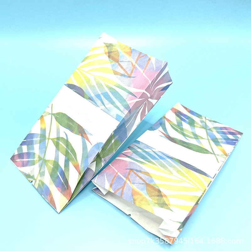 Source Customized Middle-Sealed Air Valve Coffee Bag Color-Printed Back-Sealed Accordion Packaging Bag Pal Paper Degradable Environmentally Friendly Bag