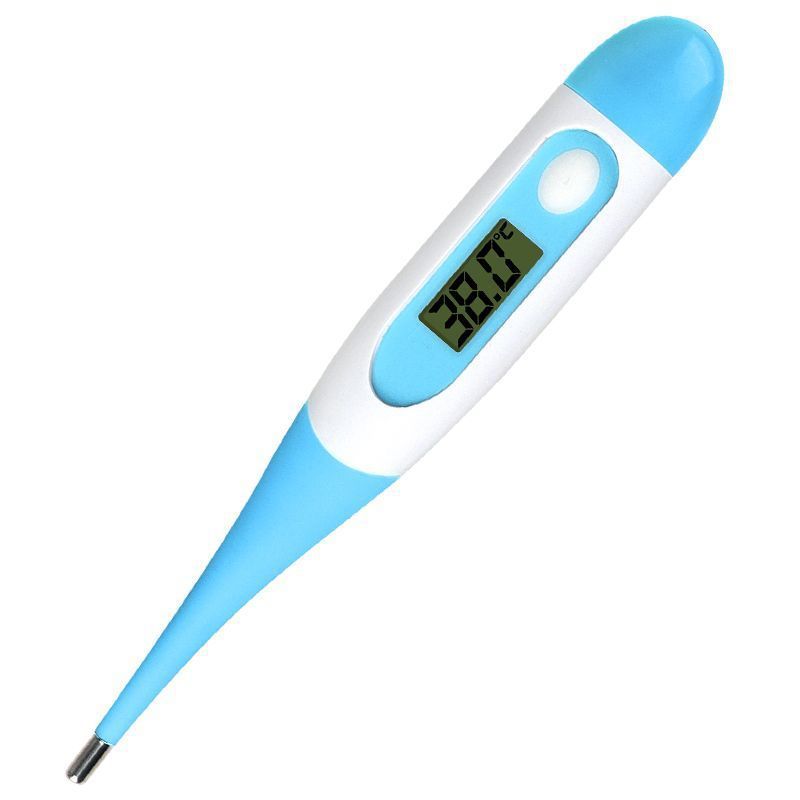 Veterinary Digital Thermometer for Pigs, Horses, Cattle and Sheep Body Temperature Thermometer for Pigs Soft Head Thermometer for Dogs and Cats