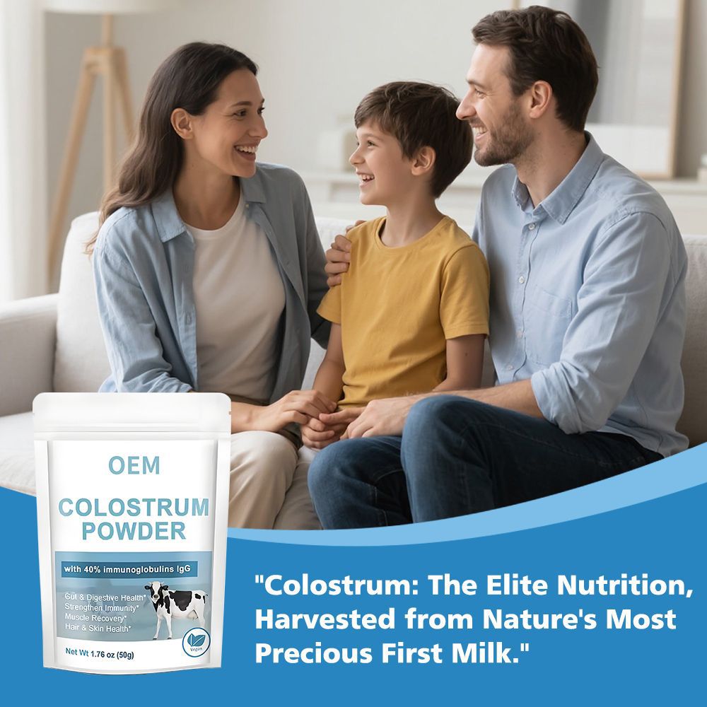 O Em Cross-Border Best-Selling Product Bovine Colostrum Powder Colostrum Bag 50g Factory Support