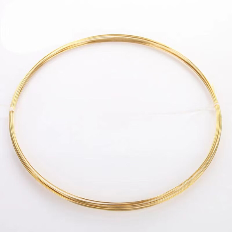 H62H65 Brass Wire DIY Handmade Soft Wire Jewelry Chain Velvet Flower Making Tool Annealed Brass Wire Alloy