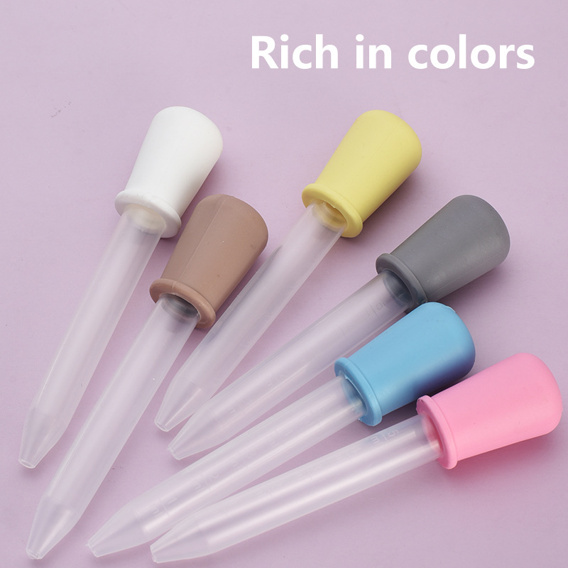 Food Grade Dropper Drug Feeder High Suction Silicone Drug Feeding Dropper Test Tube Drug Feeding Tool Absorbent Toy