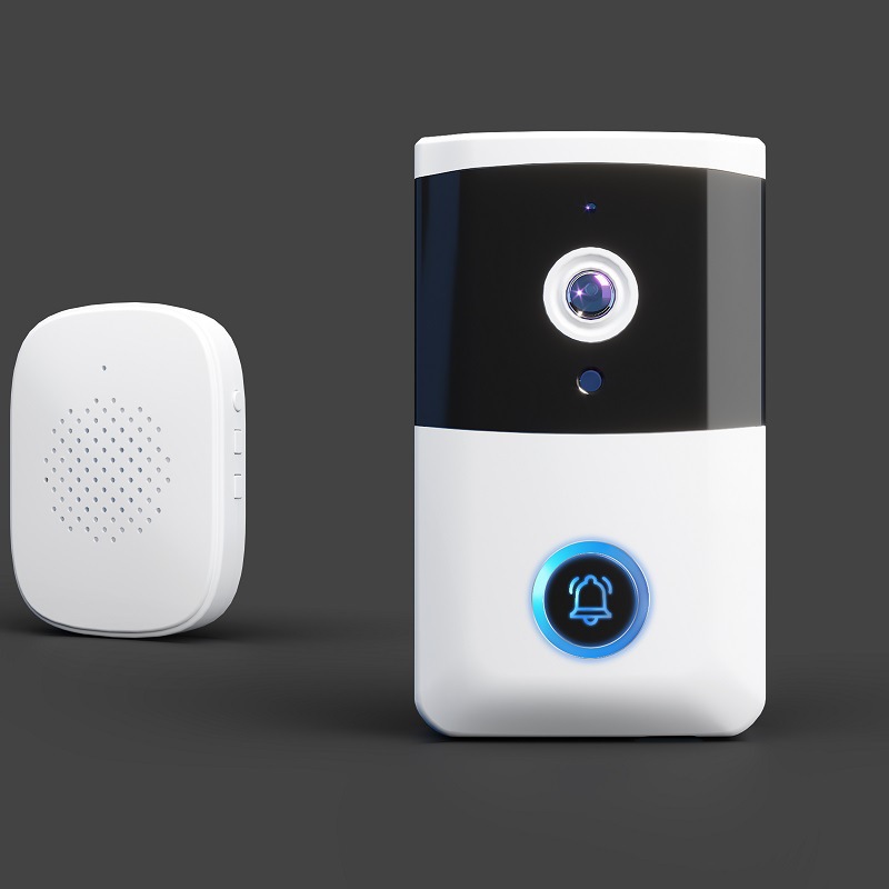 Cross-Border Visual Smart Doorbell Camera Rechargeable Long Battery Life Support App Control Smart Visual Doorbell