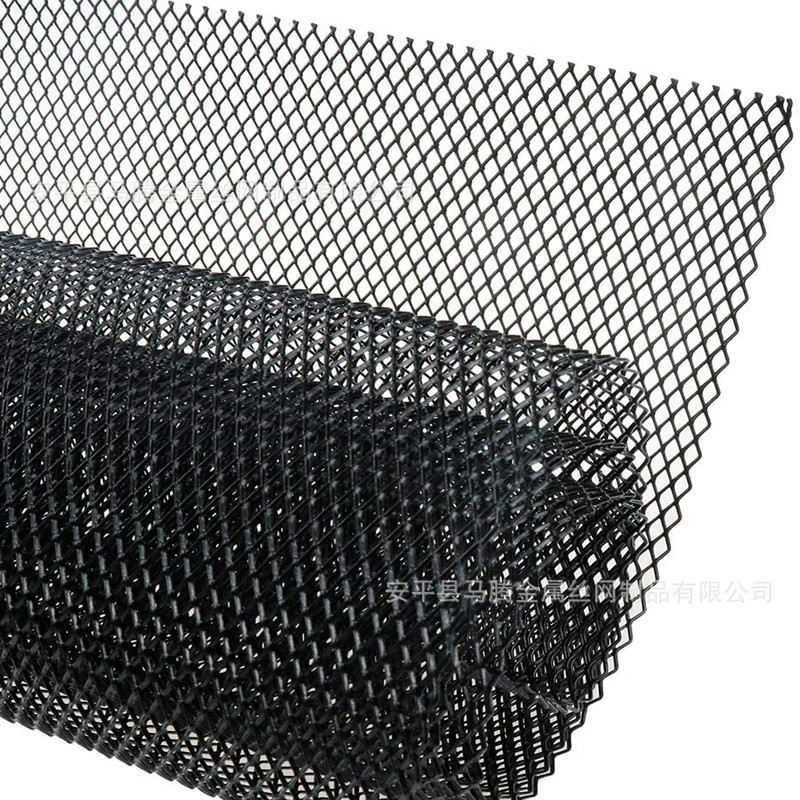 Diamond-Shaped Car Grille 3X6 Small Hole Car Modification Large Surround Air Vent Mesh Aluminum Alloy Modification Cooling Grille