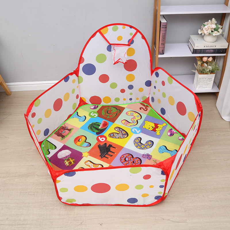 Folding sand pool baby ocean ball pool indoor baby color baby fence folding children play fence wholesale