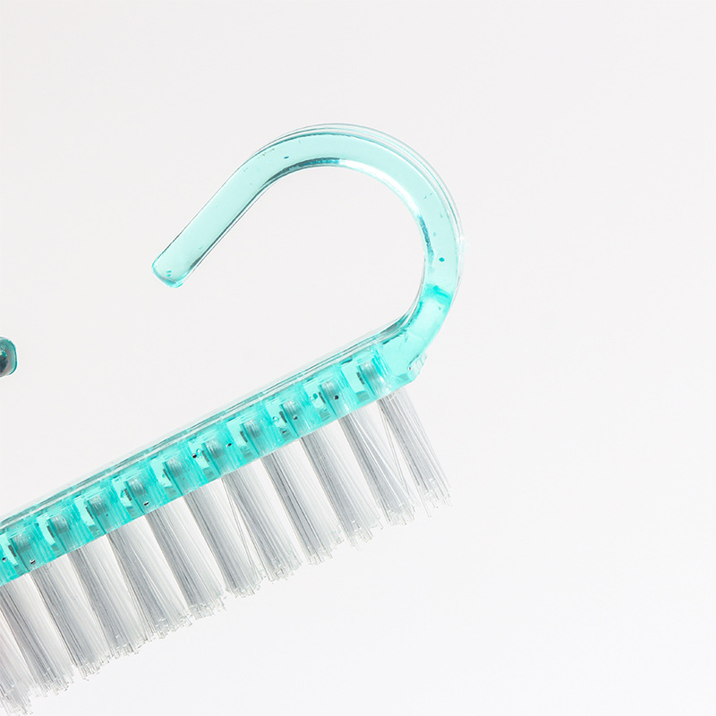 Nail brush manufacturers nail tools small size horn brush transparent horn brush cleaning dust plastic small gift brush
