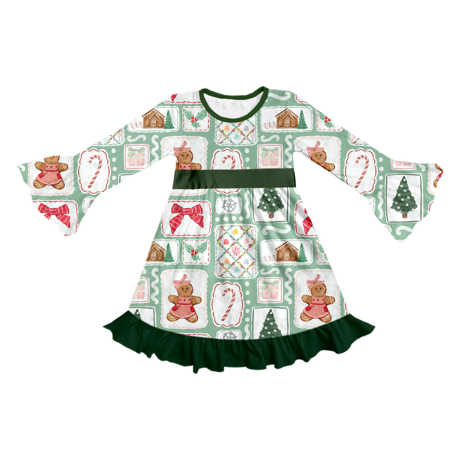 Бутковая одежда для детей, печатная, милая, креативная, индивидуальное осеннее ночное платье