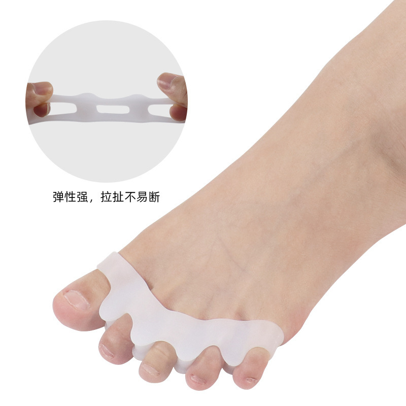 Men's and women's toe valgus orthosis adult separator five toe splitter children's overlapping toe care clip