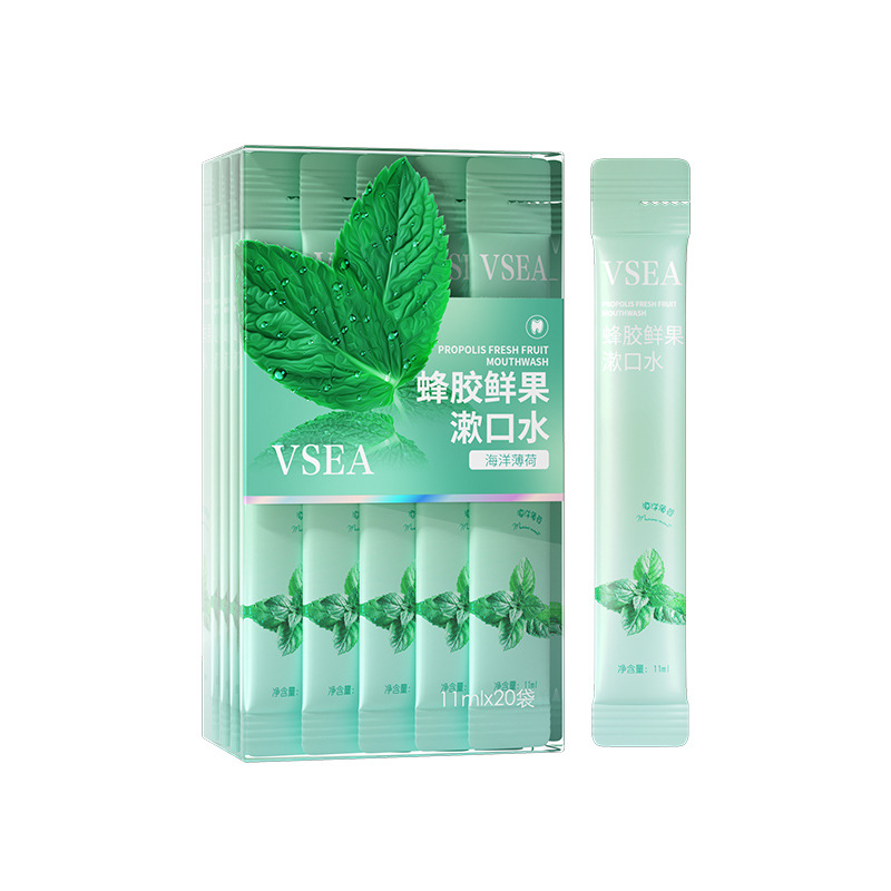 Portable Disposable Probiotic Mouthwash, Bad Breath Removal, Fresh Breath, Odor Removal, Long-Lasting Independent Packaging