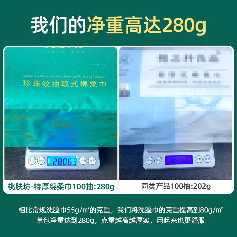 Disposable Removable Face Wash Towel, Thickeneded Makeup Remover Cotton Soft Towel, Baby Cleansing Towel, Pearl Pattern